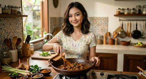Cara Masak Rendang Daging Empuk Tanpa Presto Bumbunya Meresap Sempurna cover